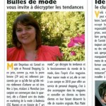 Présentation de l'activité Bulles de Mode Signé Montchat novembre 2011