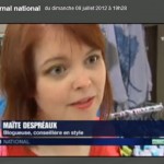Maïte Bulles de Mode France 3 19-20 juillet 2012
